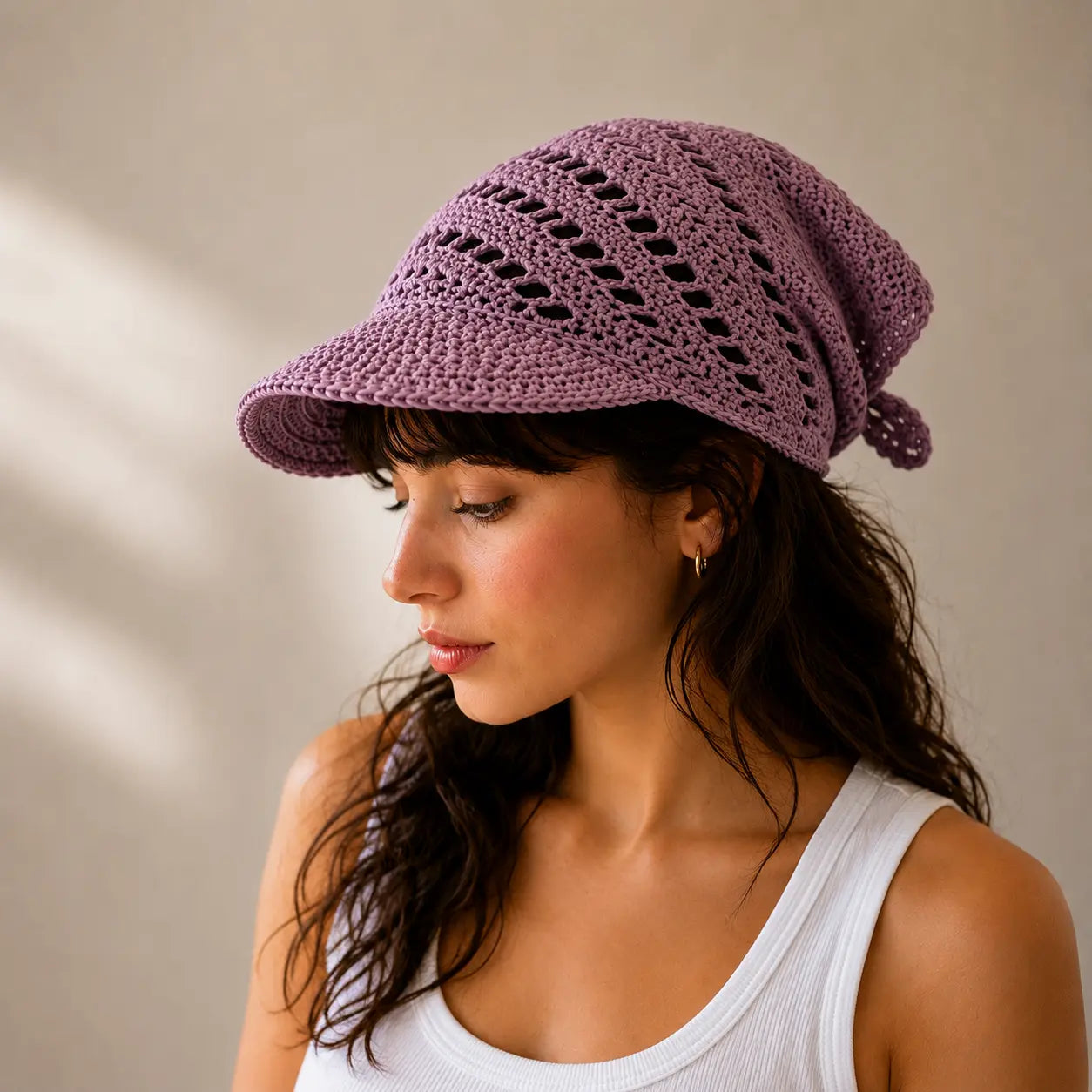 Crochet Bandana Cap Pattern