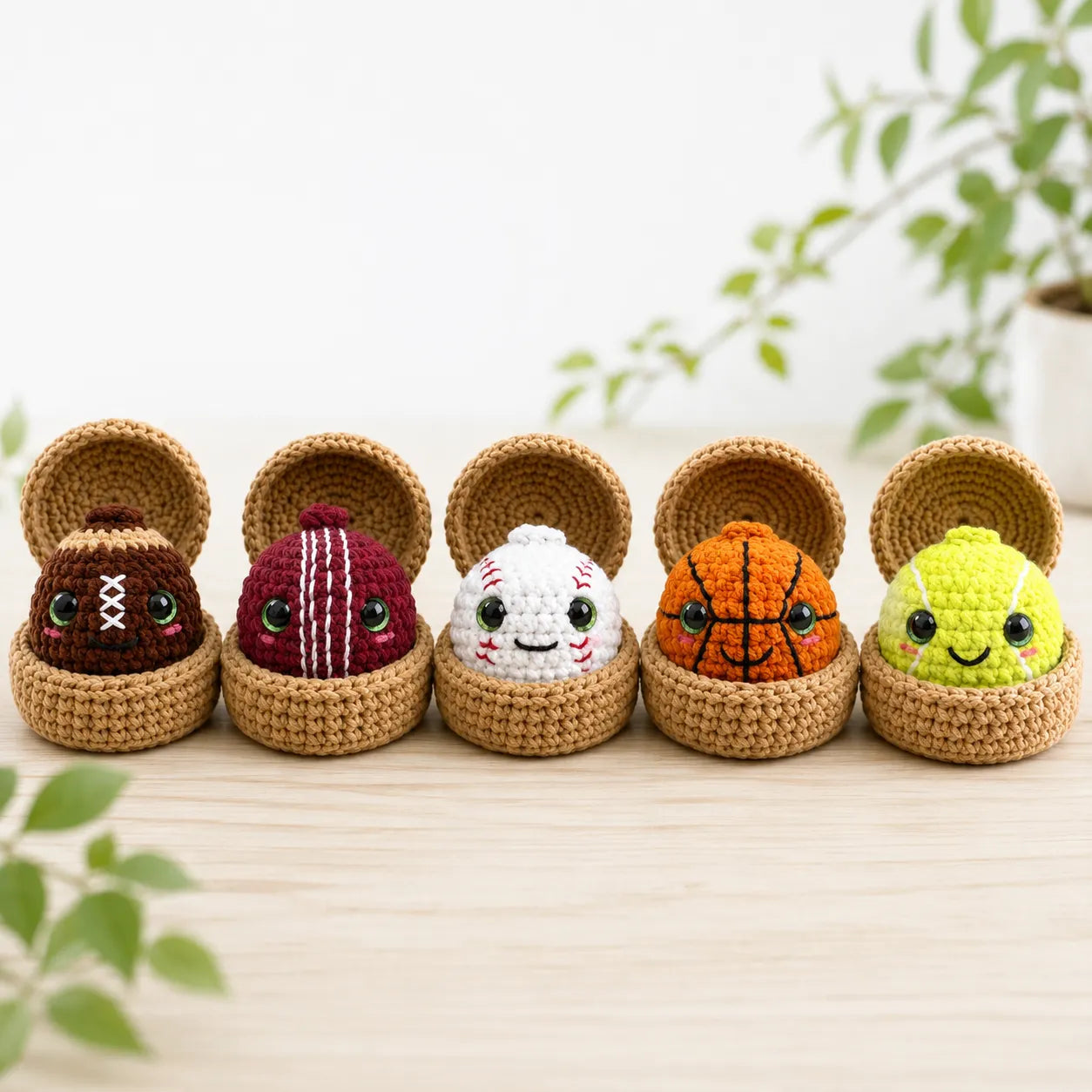 No-Sew Sports Dumpling & Steamer Crochet Pattern