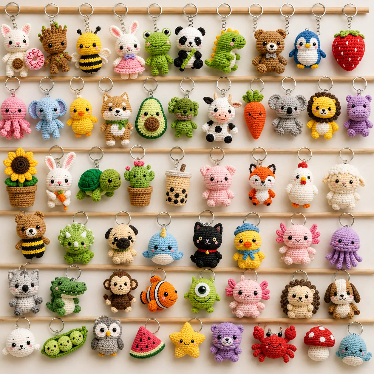 100+ Crochet Keychain Patterns