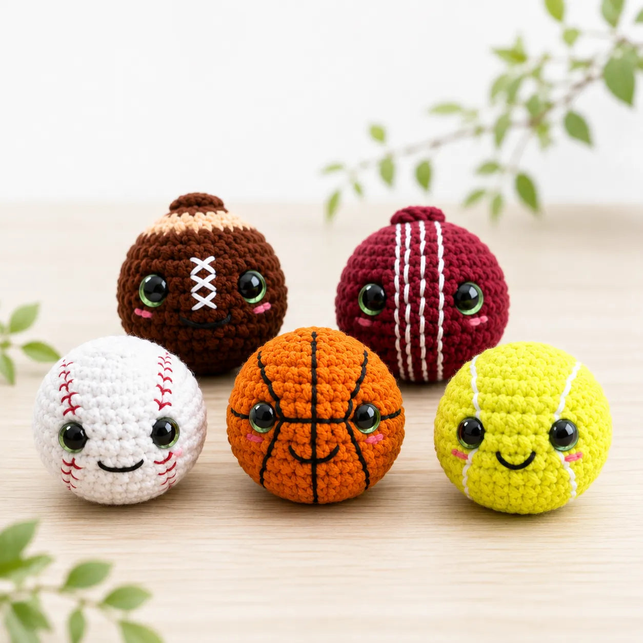 No-Sew Sports Dumpling & Steamer Crochet Pattern