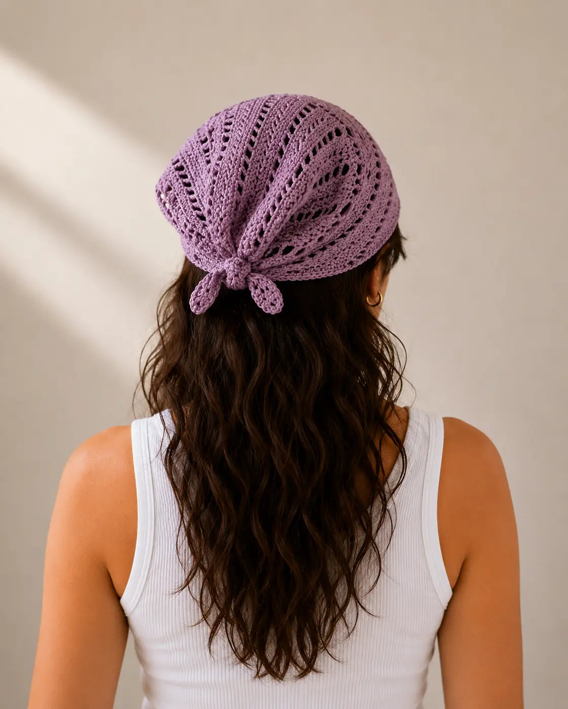Crochet Bandana Cap Pattern