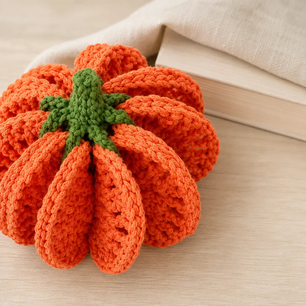 Pumpkin Coaster Set Crochet Pattern