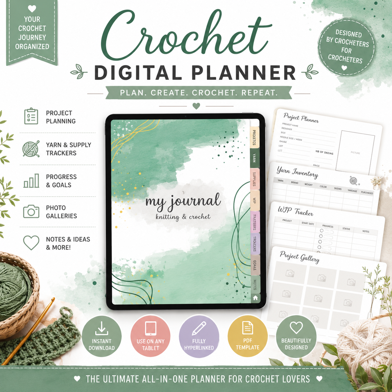 Crochet Digital Planner