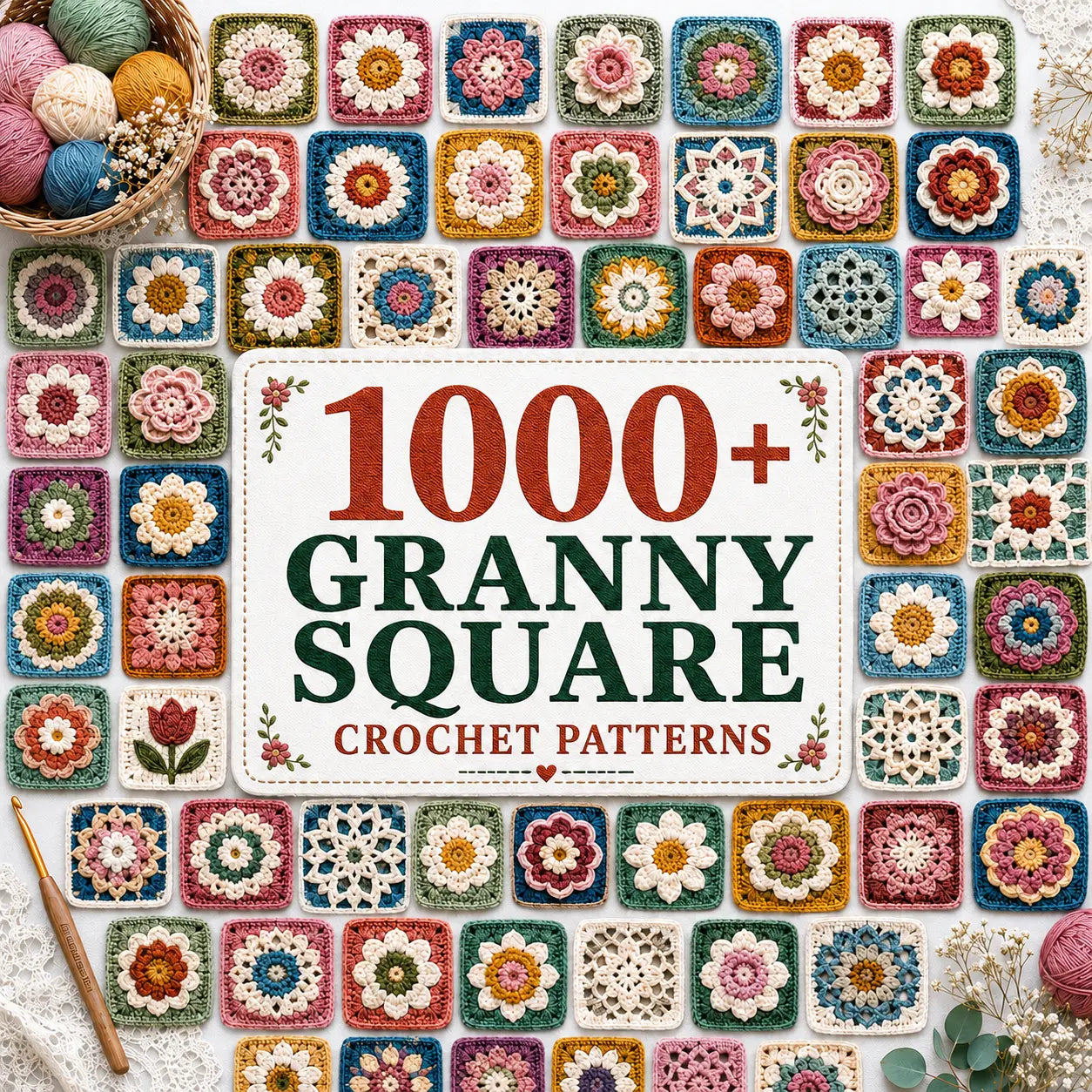 1000+ Granny Square Crochet Patterns