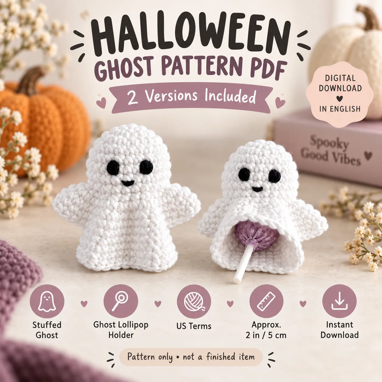 Halloween Ghost Crochet Pattern