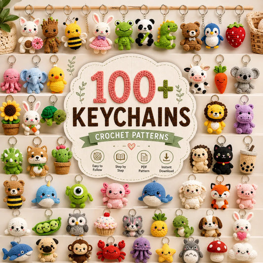 100+ Crochet Keychain Patterns