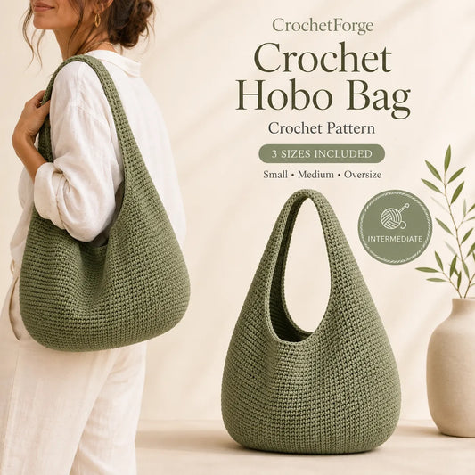 Crochet Hobo Bag Pattern