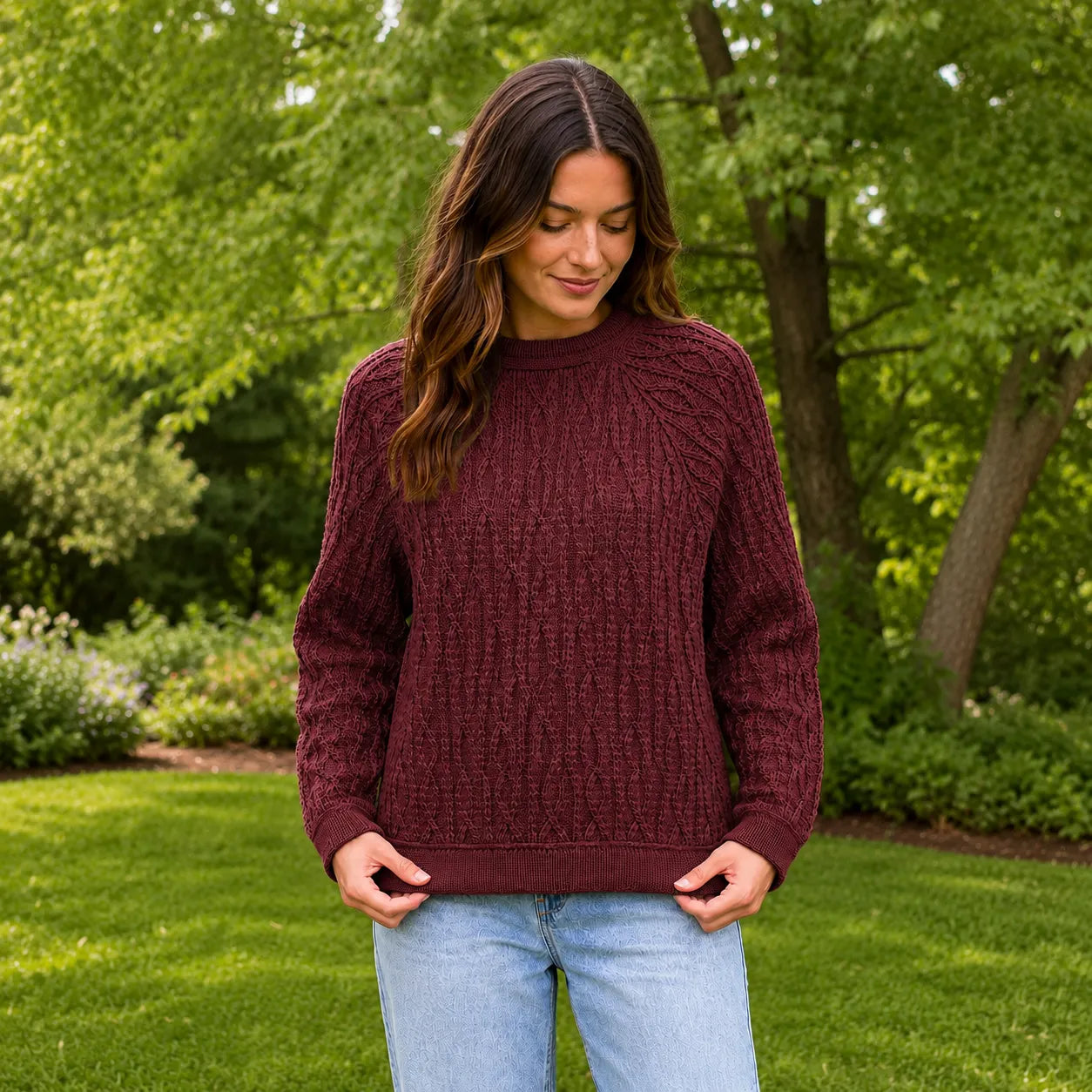 🧶🍂 Chestnut Trail Sweater Crochet Pattern