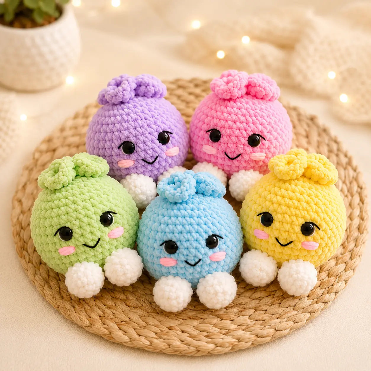 Mochi the Dumpling & Steamer Crochet Pattern