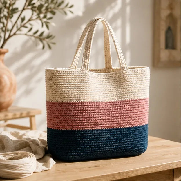 Everyday Rope Tote Bag Crochet Pattern