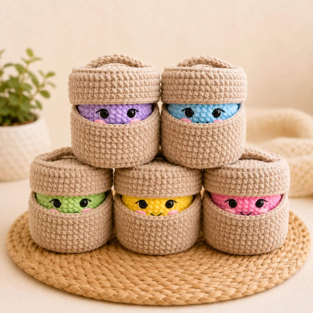 Mochi the Dumpling & Steamer Crochet Pattern
