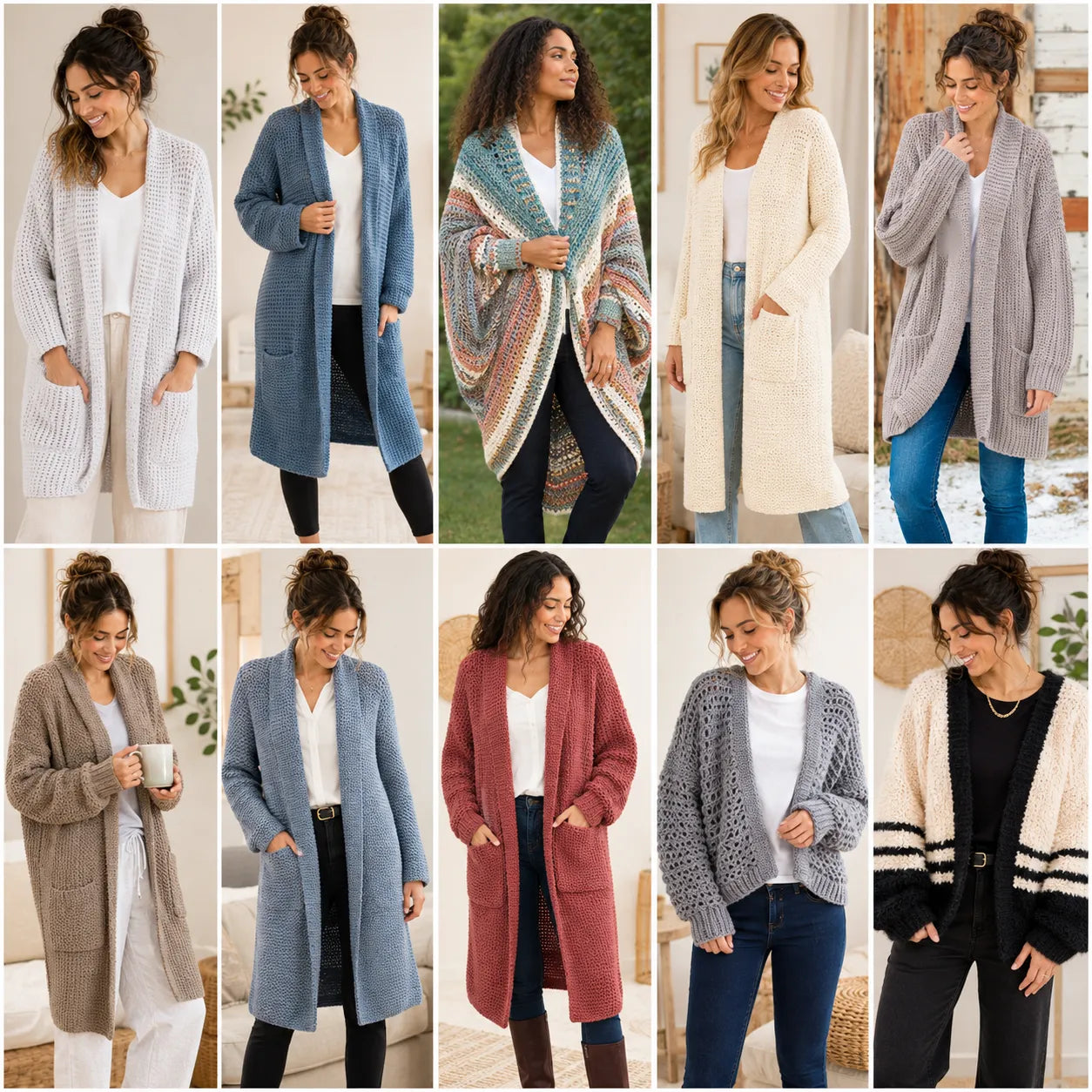 The Ultimate Crochet Cardigan Bundle 100+ Patterns