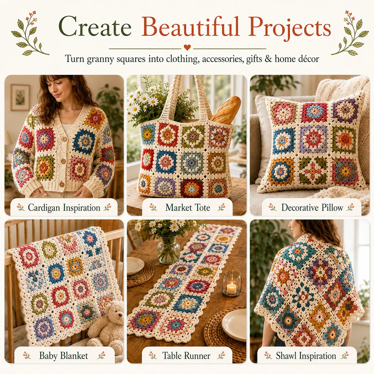 2000+ Granny Square Crochet Patterns