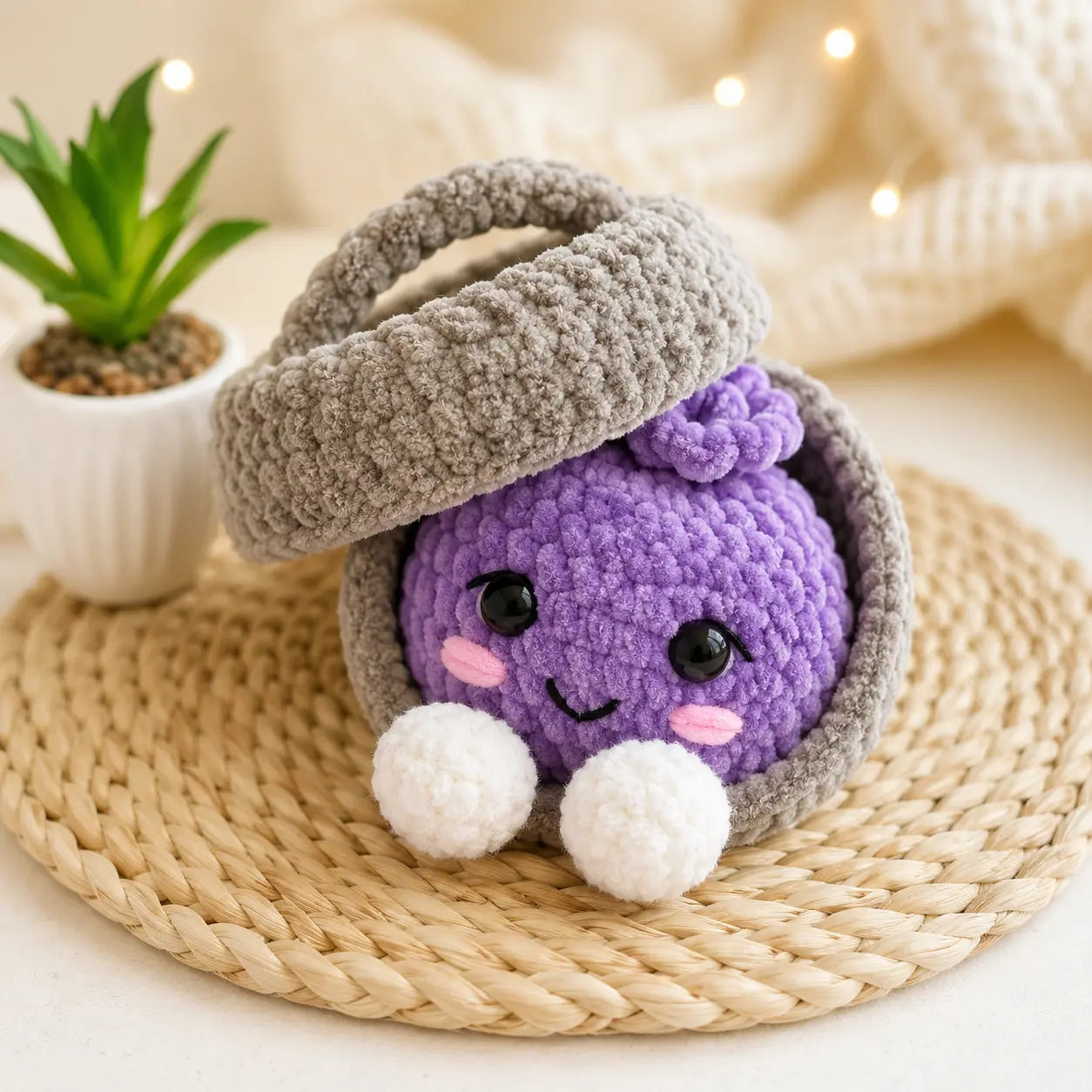 Mochi the Dumpling & Steamer Crochet Pattern