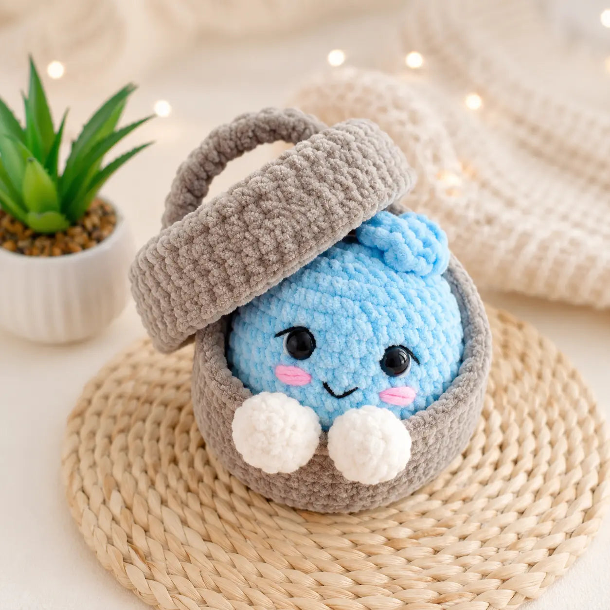 Mochi the Dumpling & Steamer Crochet Pattern